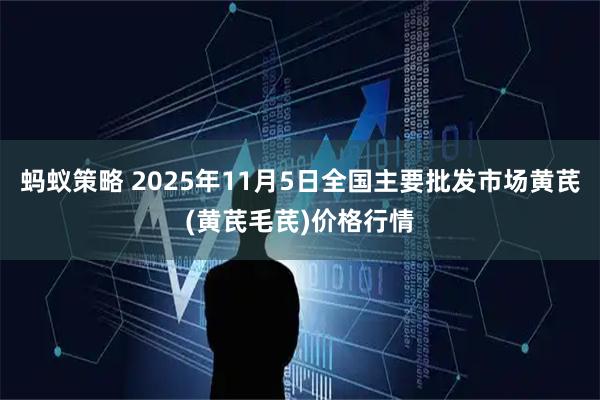 蚂蚁策略 2025年11月5日全国主要批发市场黄芪(黄芪毛芪)价格行情