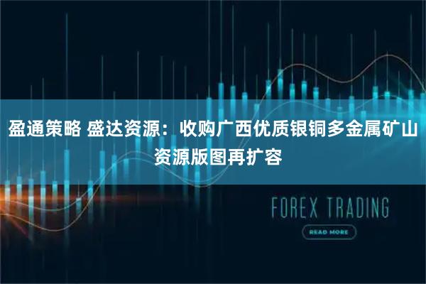 盈通策略 盛达资源：收购广西优质银铜多金属矿山  资源版图再扩容