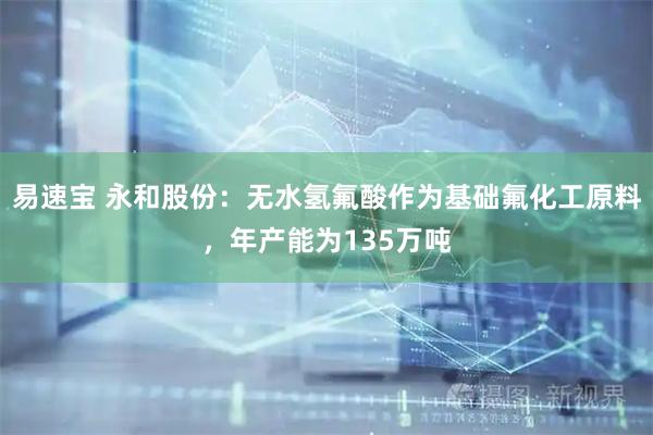 易速宝 永和股份：无水氢氟酸作为基础氟化工原料，年产能为135万吨